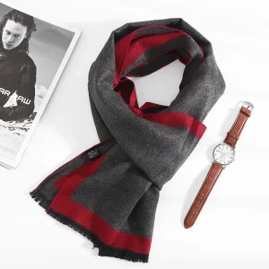 Foulard homme en noir – Élégance