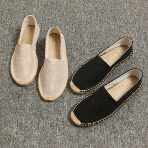 Espadrille homme Noir & Blanc