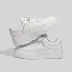 baskets blanches femme été