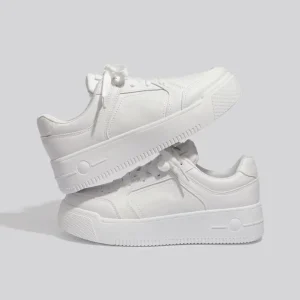 baskets blanches femme été