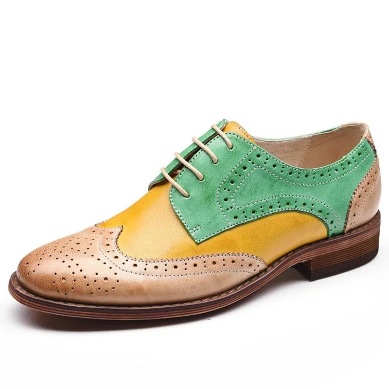 chaussures confortables pour femme en cuir