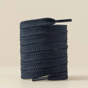 Lacets Plats en Tissu  pour Baskets - Bleu