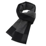 Foulard Homme  à Carreaux - Noir