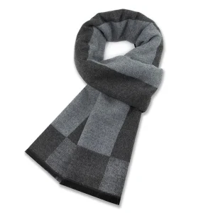 Foulard Homme  à Carreaux - Gris