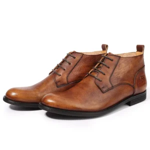 Bottines Homme Vintage en Cuir - Britannique