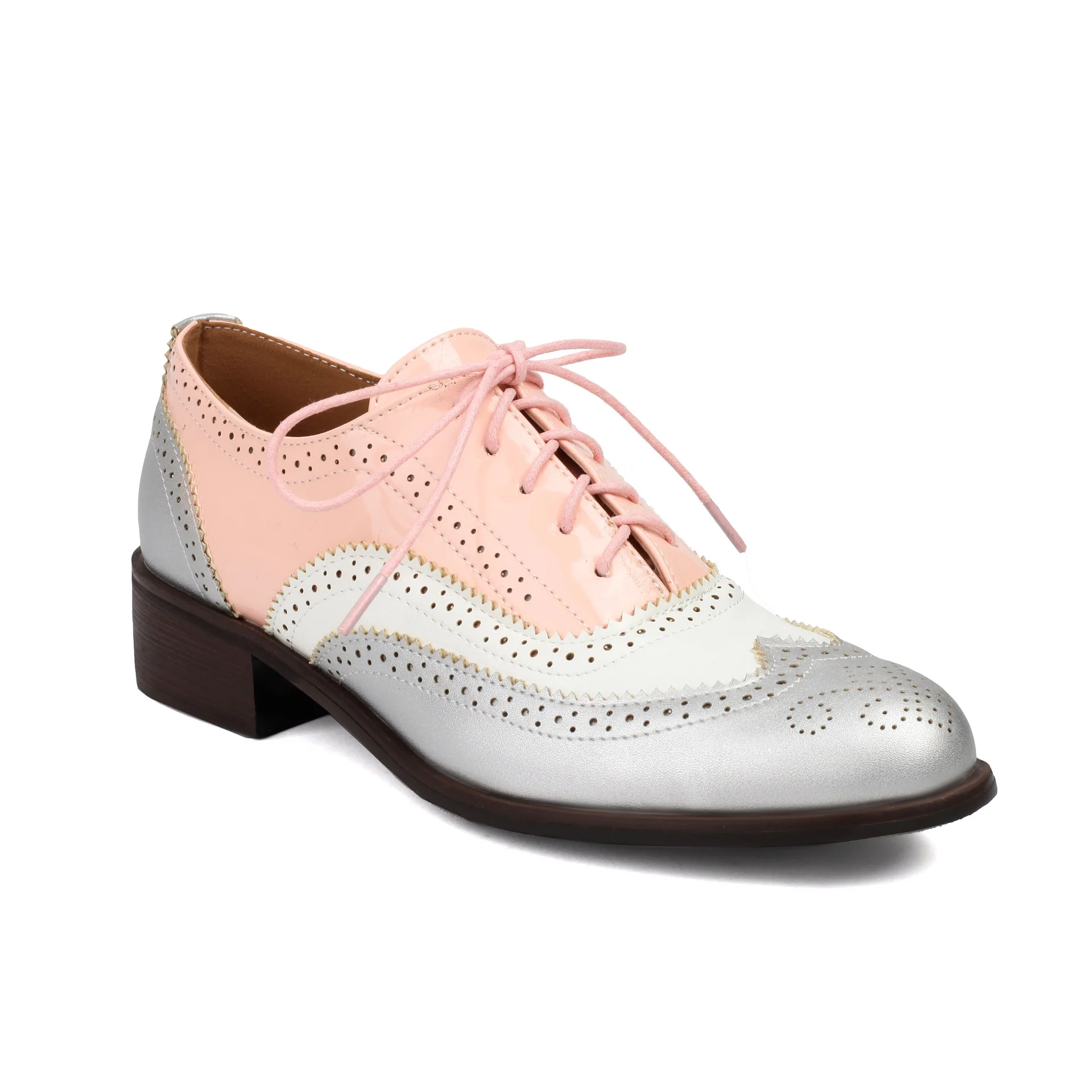 chaussures derbies femme cuir