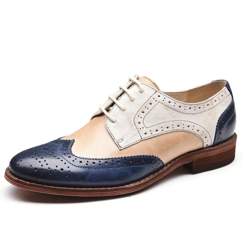 derbies cuir pour femme tendance