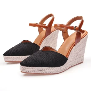 Espadrilles à Talon pour Femme
