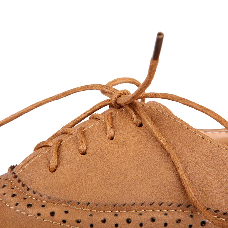 Derbies Femme À Lacets - Cuir – Image 15