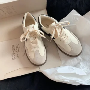 basket blanche femme en cuir