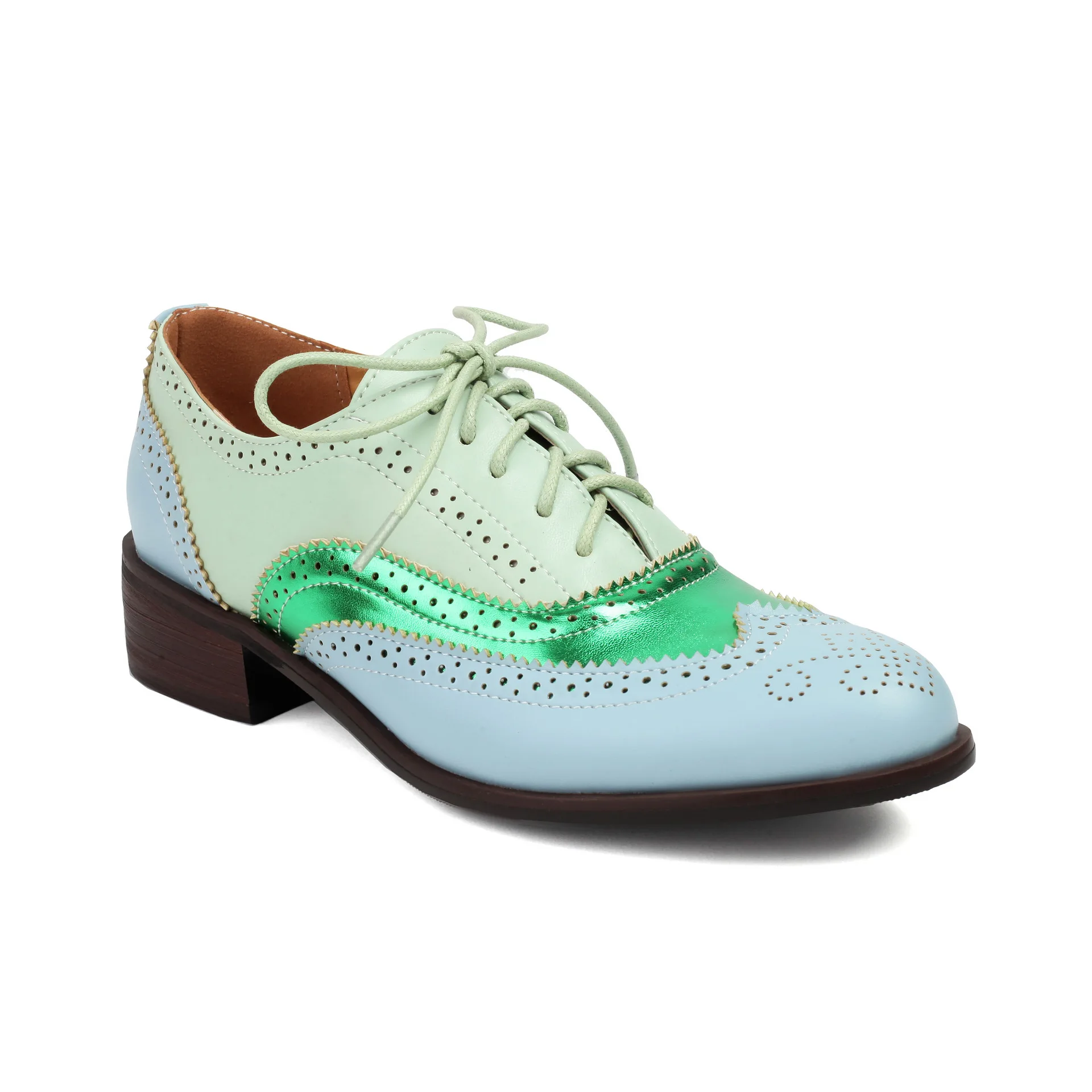 derbies femme cuir élégant