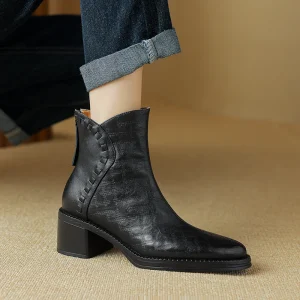 bottines femme chelsea intemporelles en cuir