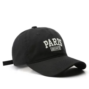 Casquette Baseball "PARIS" –  Chic - Noir
