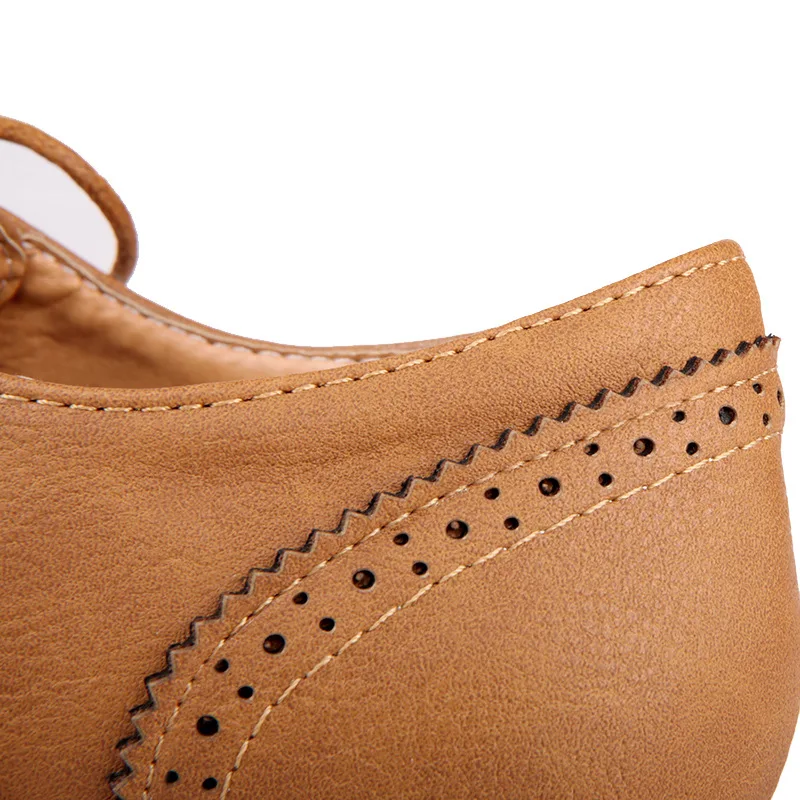 Derbies Femme À Lacets - Cuir – Image 17