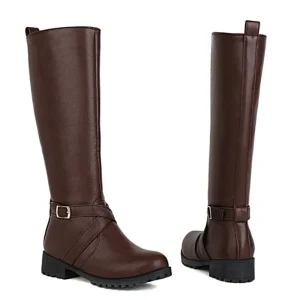 bottes femme à lacets moto