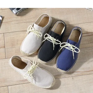 Espadrille à lacets Homme - Imprimé Floral