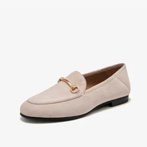 Mocassins femme Cuir de Vache - Rose