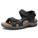 Sandales homme en cuir - Noir