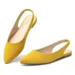 Ballerines Femme –  Jaune