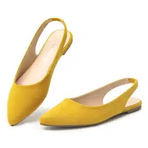 Ballerines Femme –  Jaune