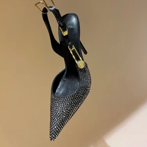 Escarpins luxe femme - Noir