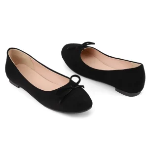 Ballerines femme cuir - Noir
