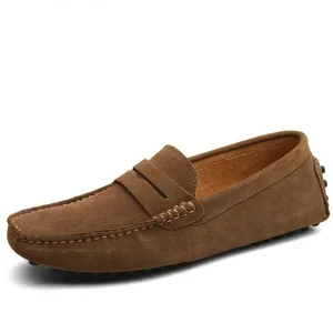 Mocassins Homme daim - Marron