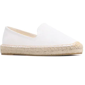Espadrilles femme en toile - Blanc