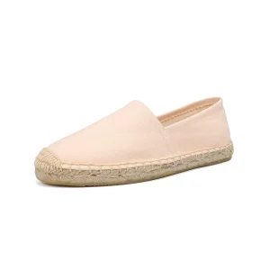 Espadrilles femme Tissu en coton - Rose