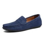 Mocassins homme Cuir - Bleu