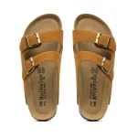 Mules femme avec boucle – Marron