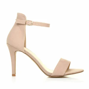 Sandales beige femme - Beige & Jaune