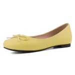 Ballerines femme grandes tailles - Jaune
