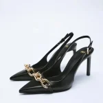 Escarpins femme talons hauts - Noir