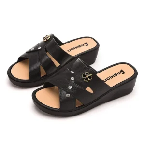 Sandales mule femme –   semelle épaisse