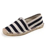 Espadrilles en toile homme - Noir & blanc