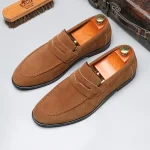 Mocassins Homme daim - Marron