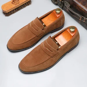 Mocassins Homme daim - Marron