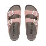 Mules femme avec boucle – Rose