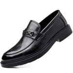 Mocassins homme Cuir Italien - Noir