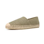 Espadrilles femme Tissu en coton - Vert