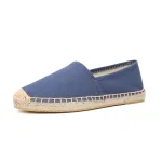 Espadrilles femme Tissu en coton - Marine