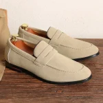 Mocassins Homme daim - Beige