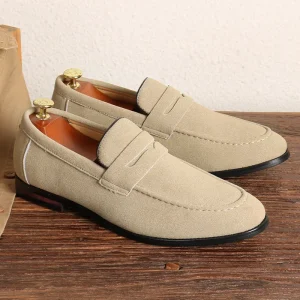 Mocassins Homme daim - Beige