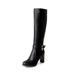 Bottes Talon Haut Femme | Cuir Souple