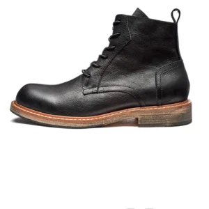 Bottines Homme Luxe Cuir Véritable | À Lacets