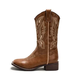 Bottines Western Femme 2025  | Cuir Brodé