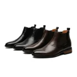 Bottines élégantes Homme Cuir | Á Enfiler