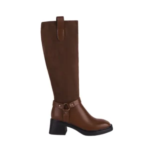 Bottes Cuir Femme Mi-Mollet | Chaude & Tendance