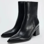 Bottines Femme Cuir Bout Pointu | Chic